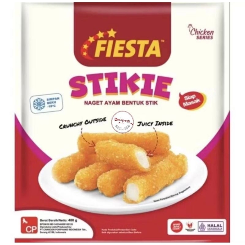 

FIESTA STIKIE | CHICKEN NUGGET STICK 400GR | PACKING BARU