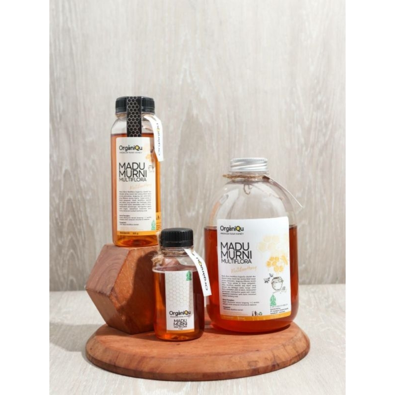 

MADU ORGANIQU Madu Multiflora Original Madu Mentah Madu Hutan Madu Murni Asli Halal bersertifikat PIRT