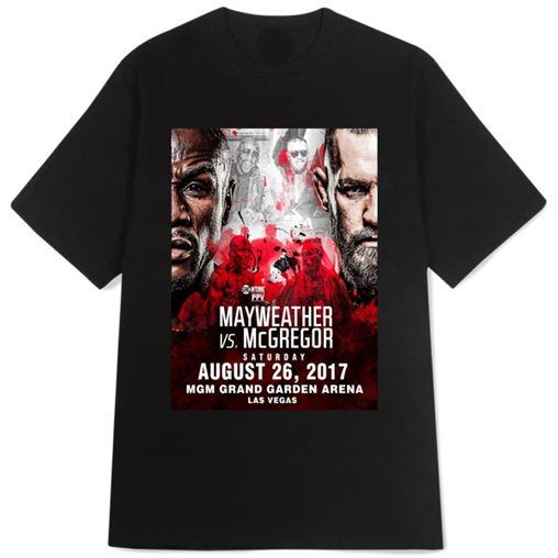 || READY & GA PERLU TANYA LANGSUNG ORDER AJA || Kaos Mayweather McGregor The Money Fight Tshirt 100%