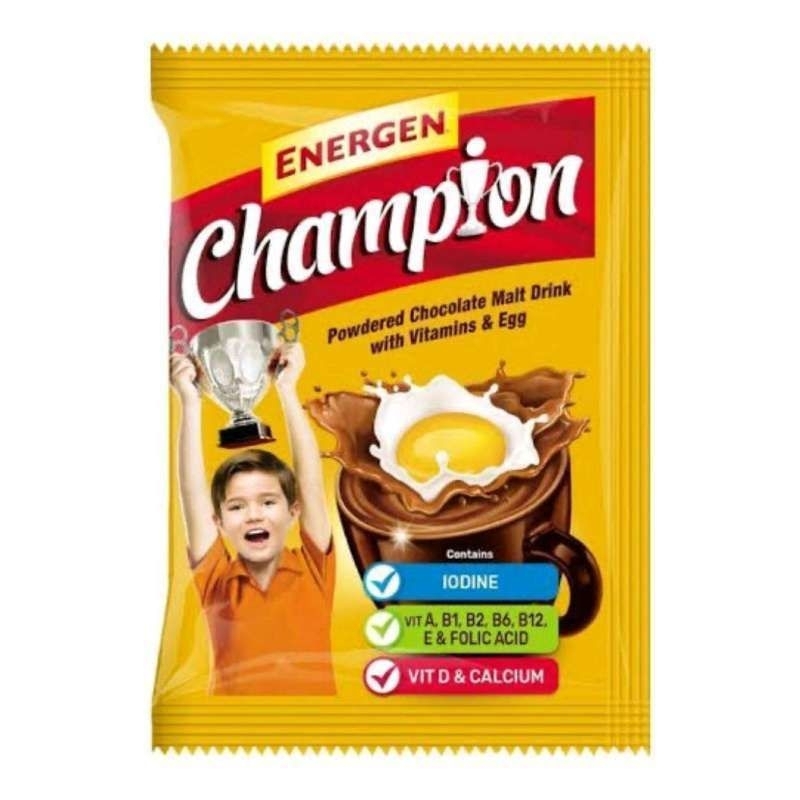 Minuman Cokelat Energen Champion 1Renteng