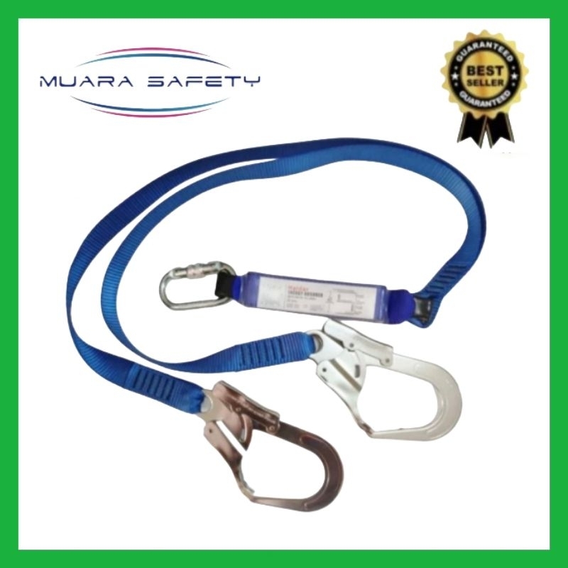 

Lanyard Double hook absorber webbing haidar