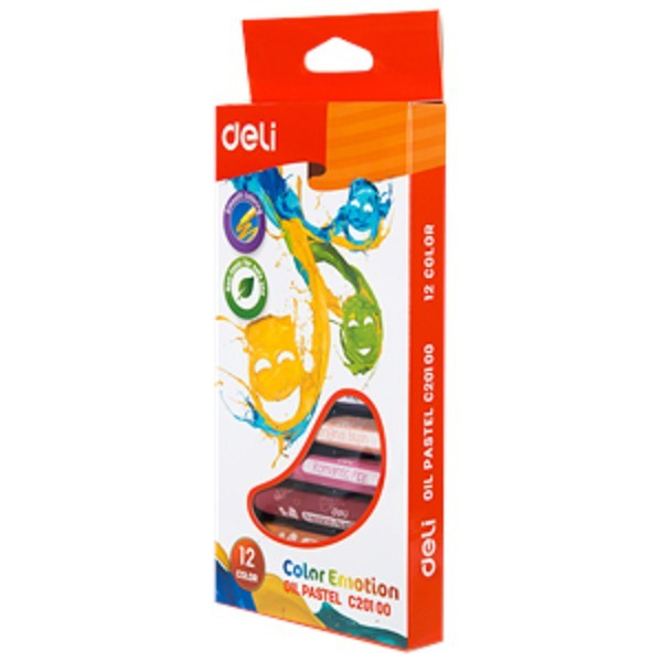 

DELI - OIL PASTEL Smooth Rich Blending 12CLR EC20100