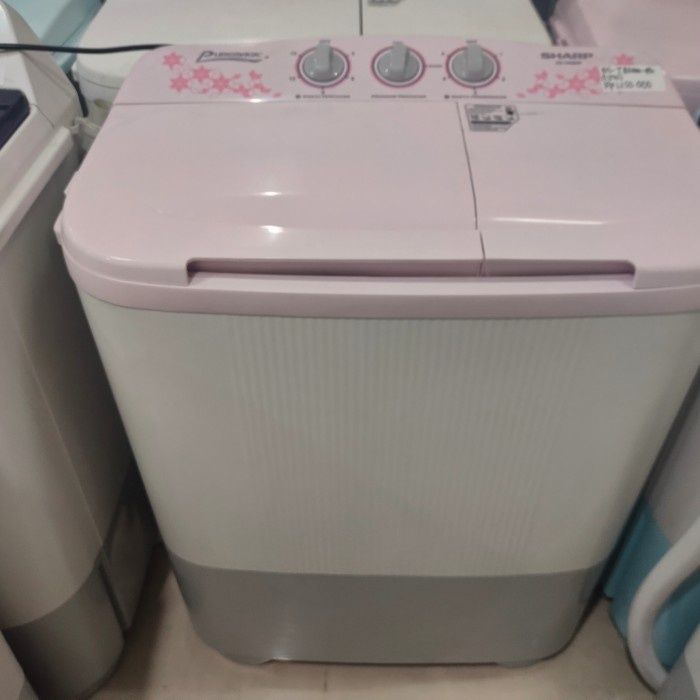 MESIN CUCI SHARP 2 TABUNG 9KG MESIN CUCI SHARP 90 MW 2 TABUNG MESIN CUCI SHARP 8 KG 80MW MESIN CUCI 