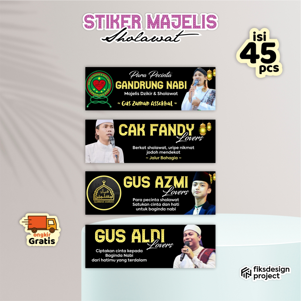 

( Majelis part 2 B ) NEW Stiker Majelis Zahirmania, Syekhermania, Gandrung Nabi, Mafia Sholawat