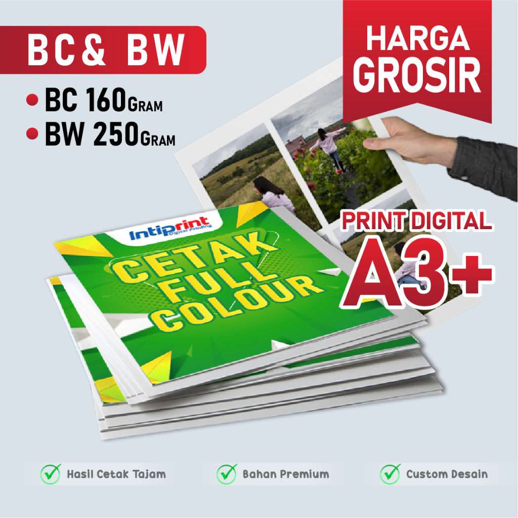 

Print Digital A3+ Full Color - Cetak Undangan, Kartu Ucapan - Cetak Murah Kertas BC dan BW