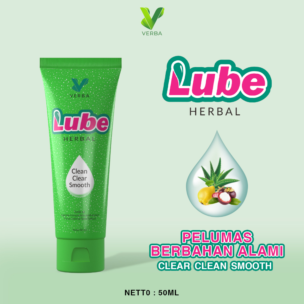 Pelumas Lubricant Verba lube ORI Pelumas Pria Dan Wanita Water Based Play
