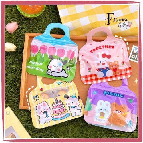 

FDG Kantong Ulang Tahun Anak Zip / Godiebag Lucu Berkarter / Tempat Souvenir Anak Lucu PP42