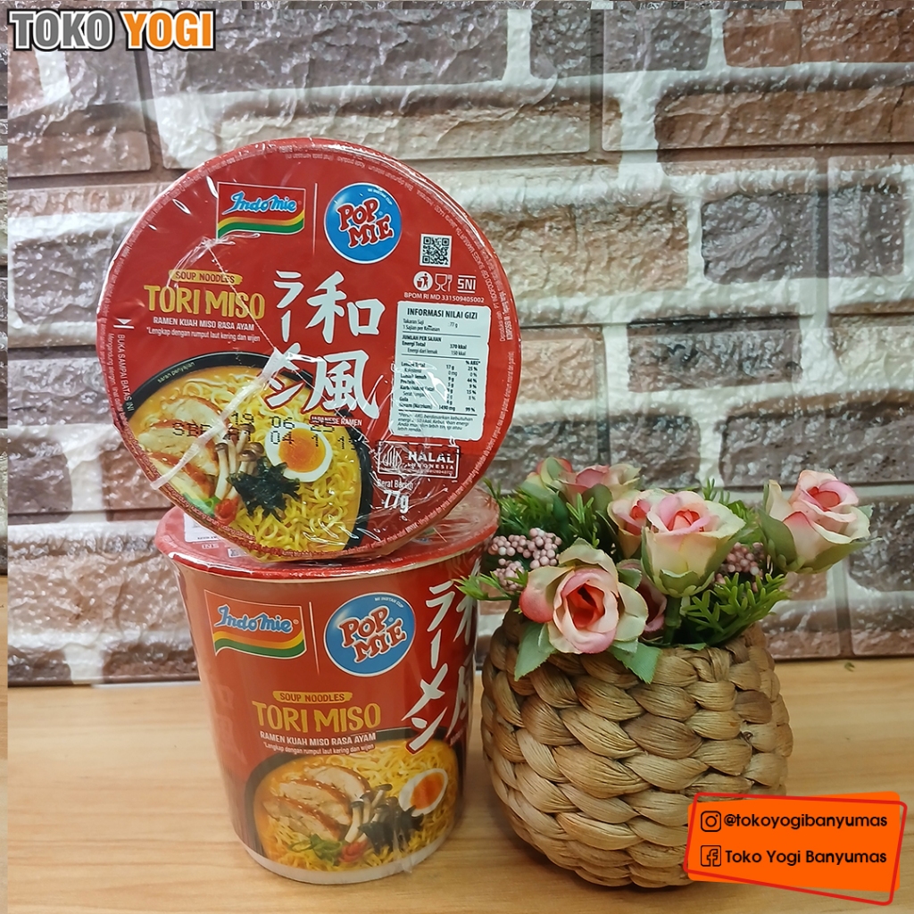 

POP MIE INDOMIE KUAH TORI MISO JAPANESE RAMEN 77g