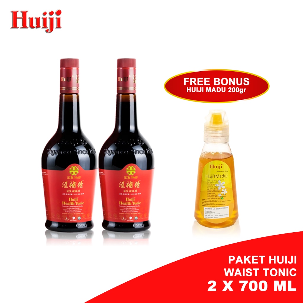 

Huiji Waist Tonic Made in Singapore (2pcs) free Huiji Honey 200g