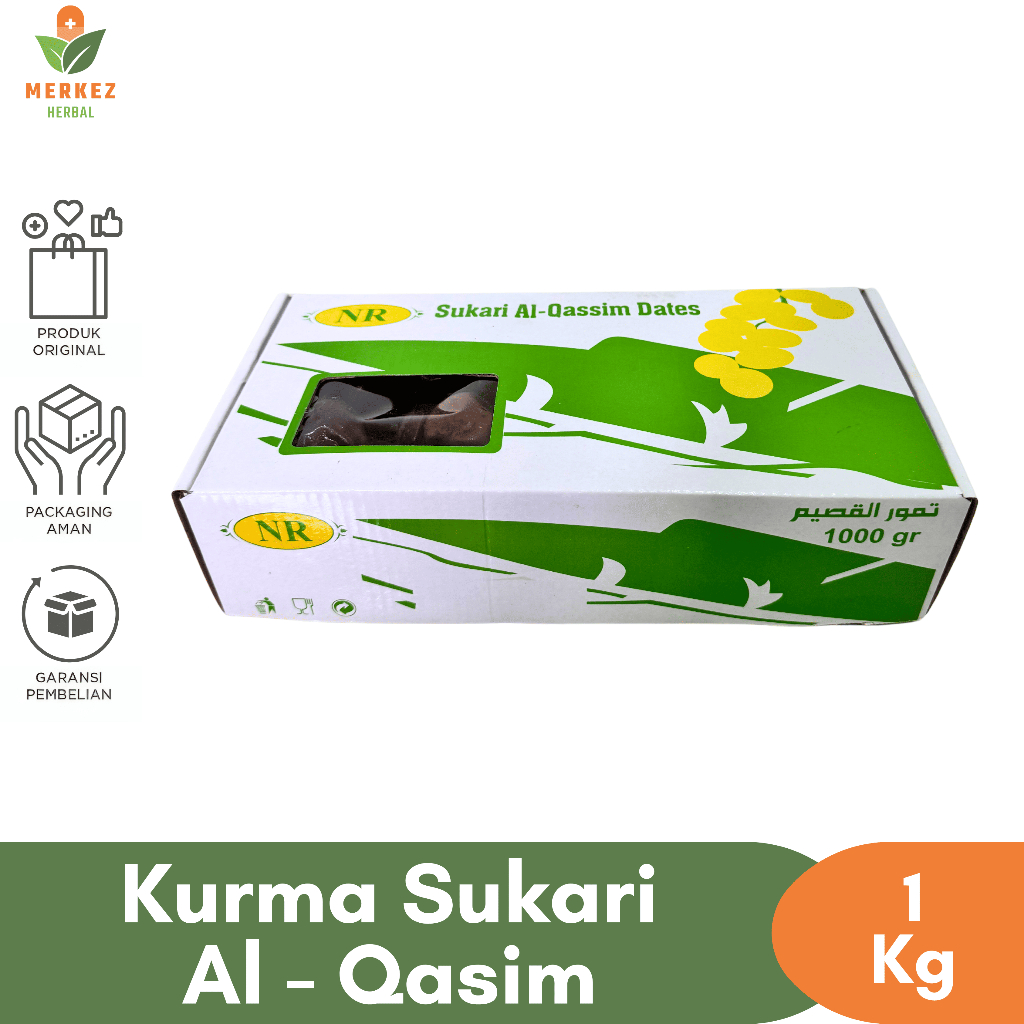 

Kurma Sukari al qassim Madu 1Kg Grade A Premium | Kurma Sukkari Raja Lembut Oleh Oleh Haji dan Umroh