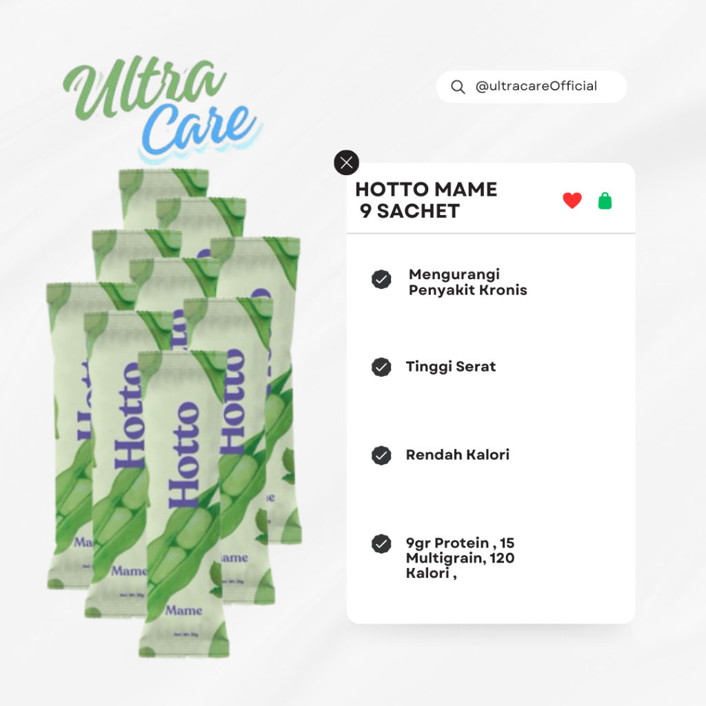 

HOTTO MAME PROTEIN MULTIGRAIN WITH EDAMAME 9 SACHET