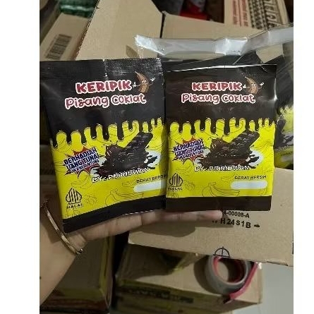 

Keripik pisang Coklat Isi 10 pack