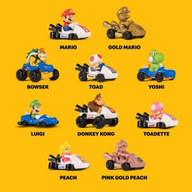 HAPPY MEAL MARIO KART 2024