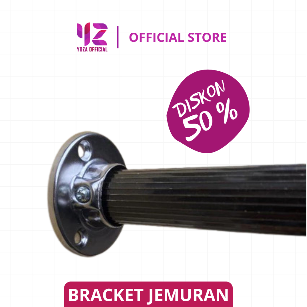 Bracket Topi / Braket Pipa Topi 1" (25mm) / Sambungan Dop Pipa Bulat Besi