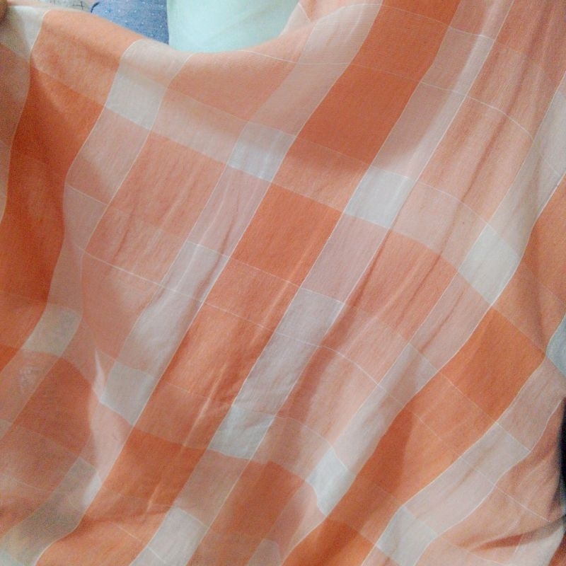 kain katun paris Motif kotak - kain katun paris premium - kain katun Paris meteran - kain katun pari