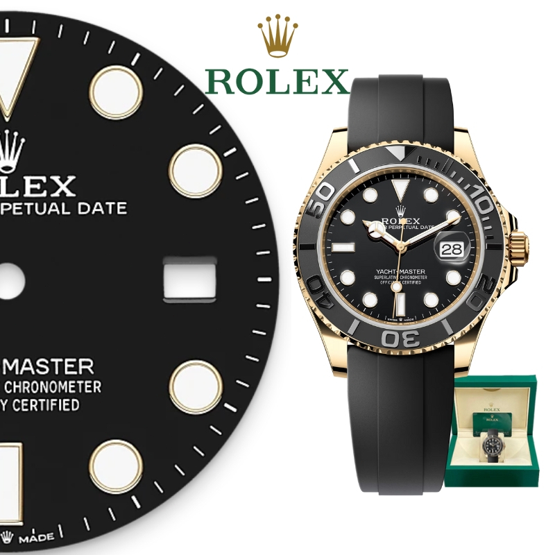【100% ASLI】Jam Tangan Rolex Pria Seri Kapal Pesiar-Master M226658-0001 Dial 42mm emas 18 karat Oyste