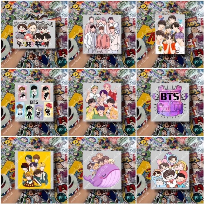 

Stiker Sablon Setrika Sablon BTS