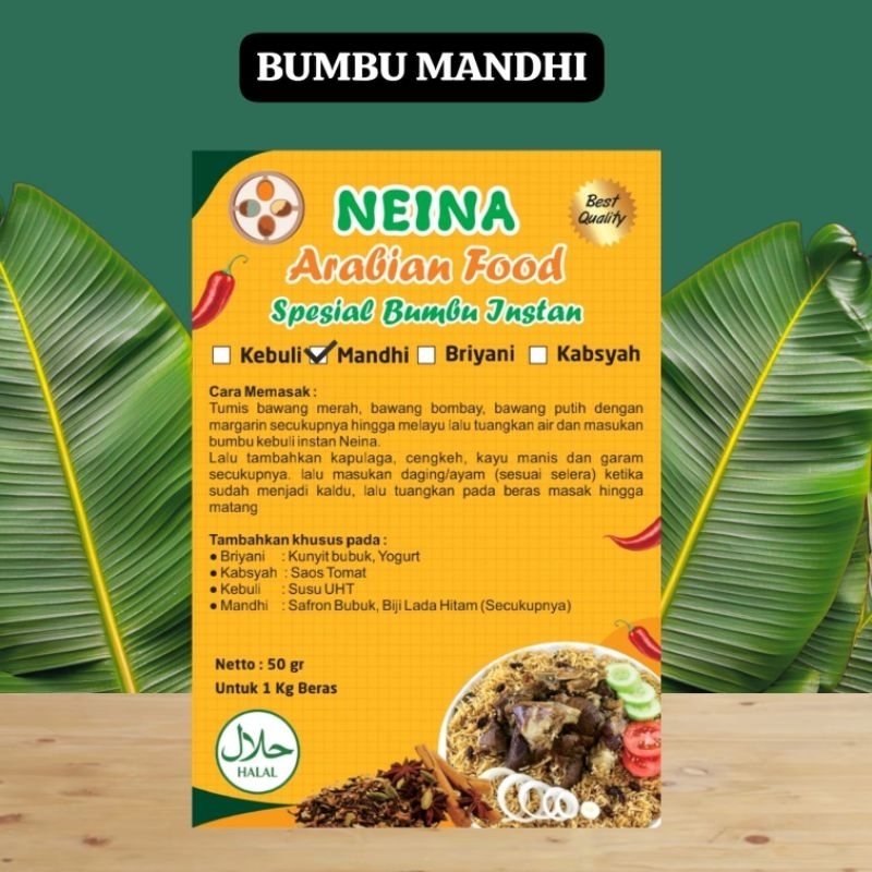 

neina bumbu mandhi instant