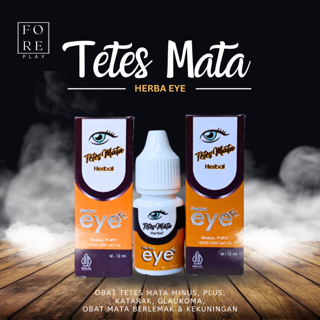 Obat Tetes Mata Herbal BPOM – Redakan Mata Kering, Merah & Perih | Aman untuk Softlens