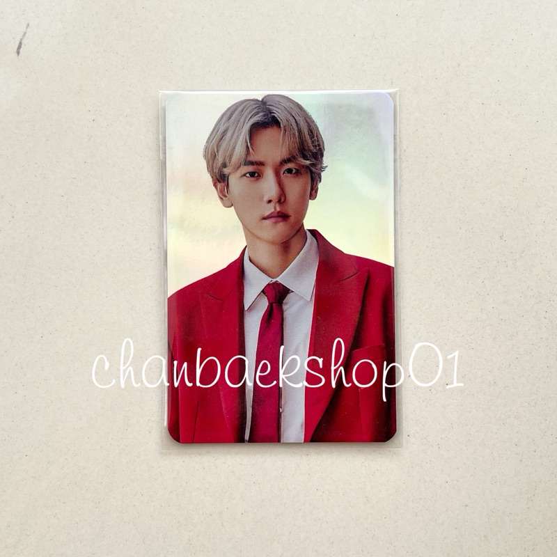 BAEKHYUN HOLOGRAM PHOTOCARD EXPLORATION KEYRING