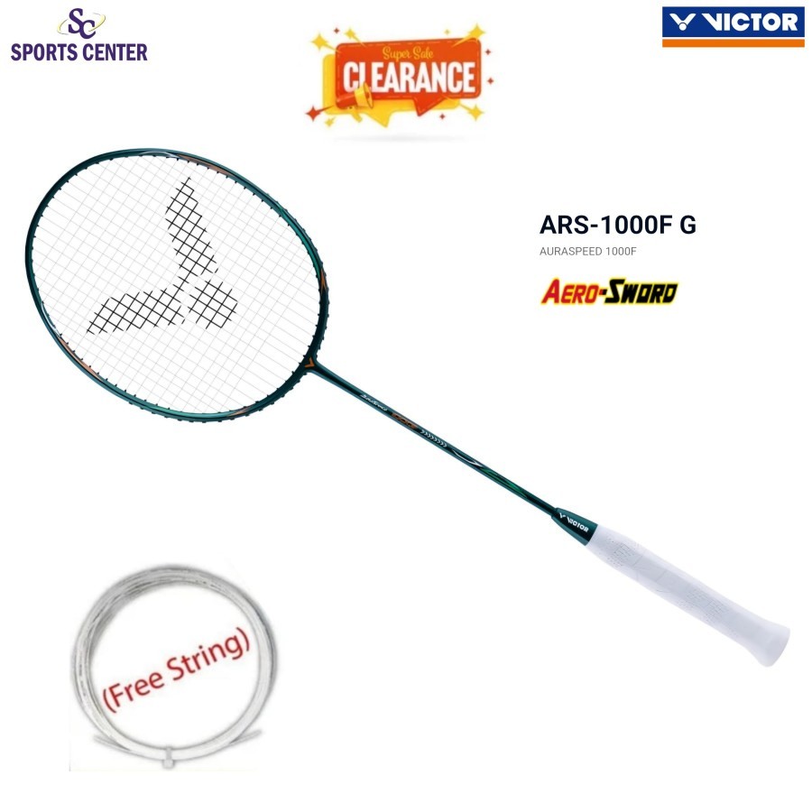 Clear Sale Raket Badminton Victor Auraspeed 1000F G / ARS-1000F G