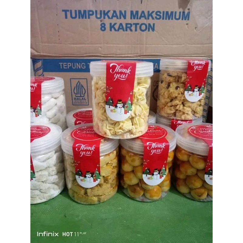 

Aneka Kue Kering Valenciaa Nastar/Kastengel/Putri Salju/Semprit/Sagu Keju/Kue Kacang