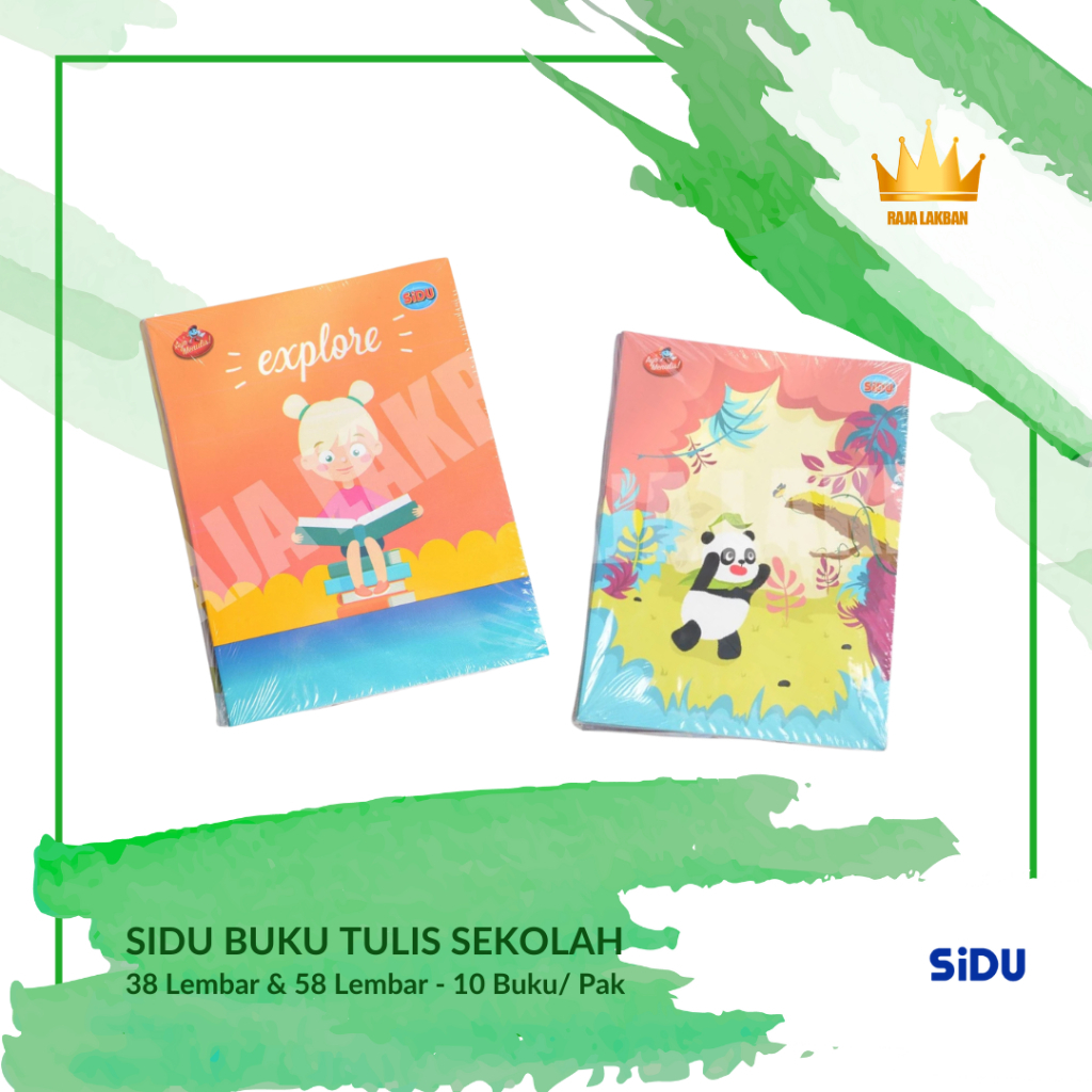 

Buku tulis Anak Sekolah SIDU 38 dan 58 Lembar/ Boy or Girl - Pak