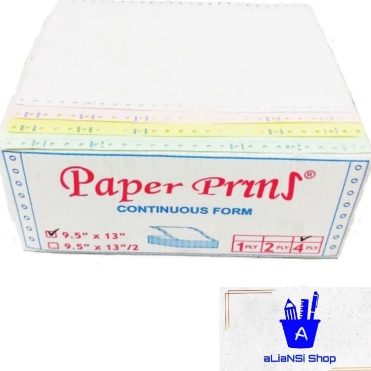 

KODE PRODUK LRGDM3796 Continuous Form 95 x 13 4 PLY merk PAPERPRYNS