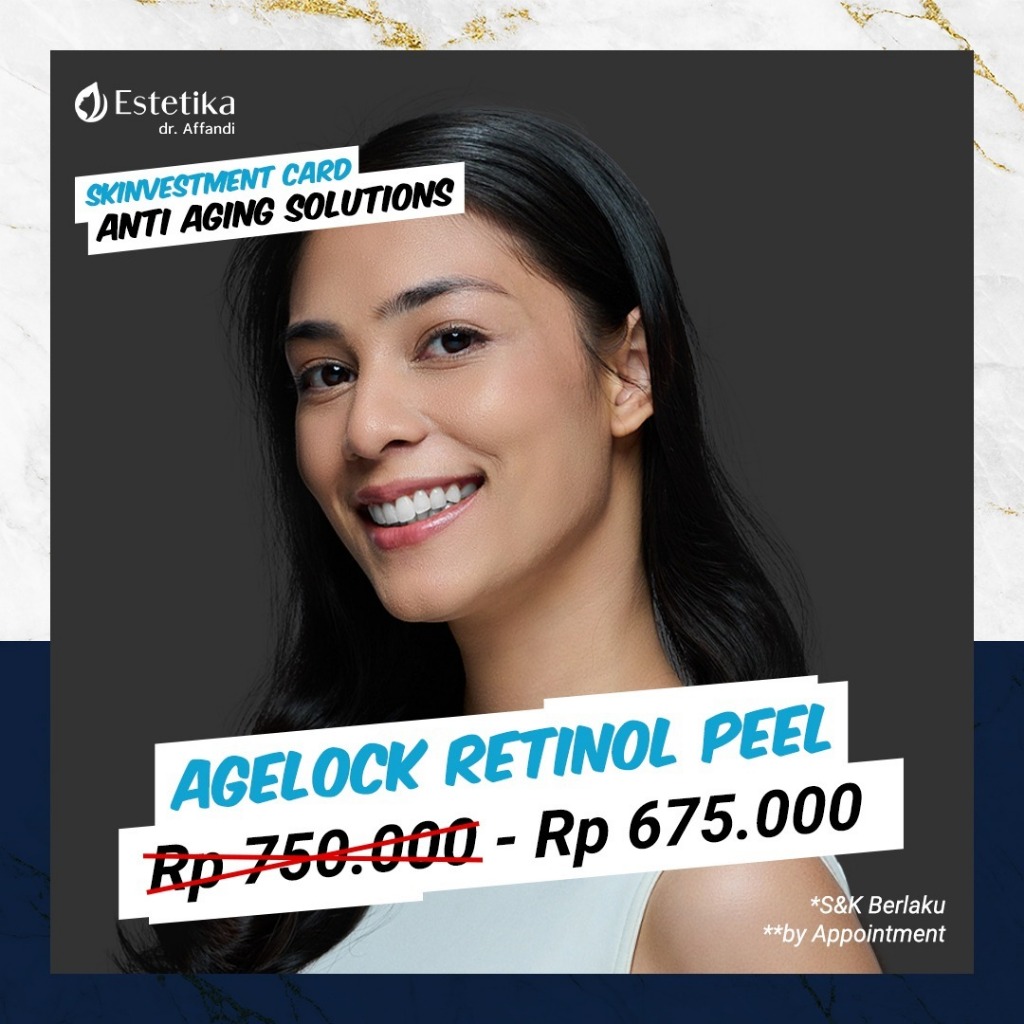 Skinvestment Card AgeLock Retinol Peel - Estetika dr. Affandi