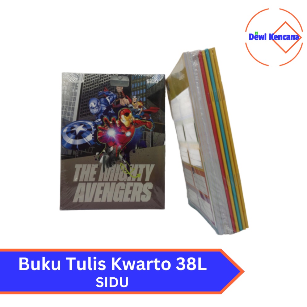 

KODE PRODUK 6GBFM729 Buku Tulis Kwarto 38 Lembar SiDU 1 Pak Isi 1 Buku