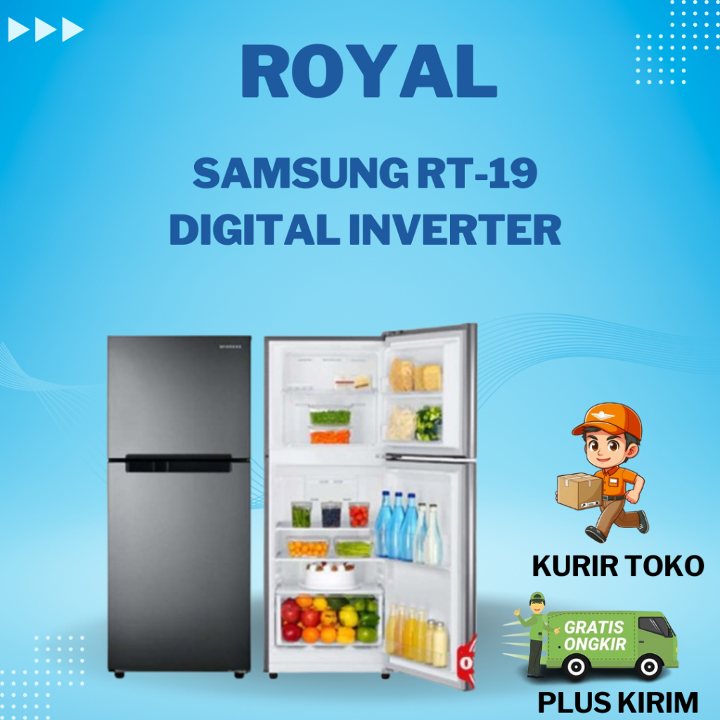 KULKAS 2 PINTU SAMSUNG RT-19 INVERTER