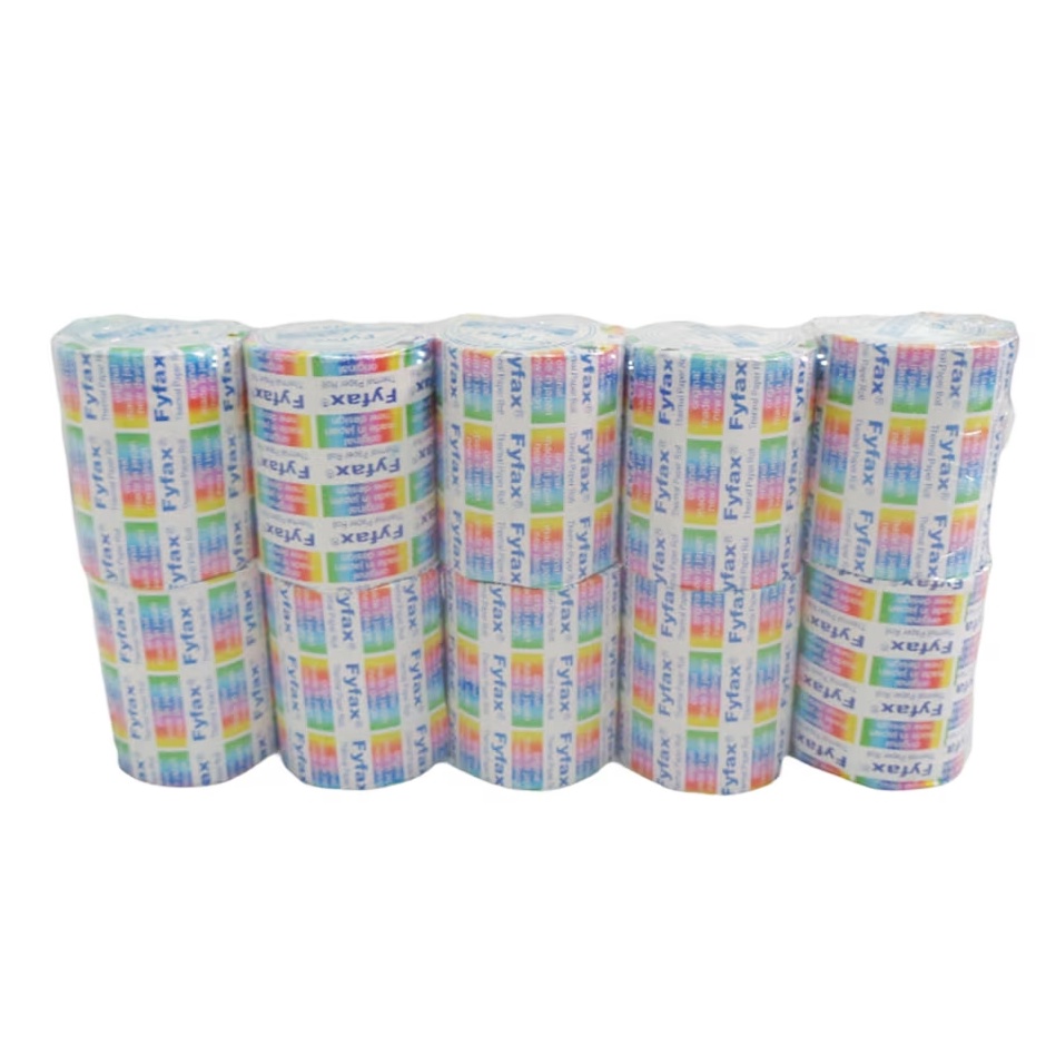 

KODE PRODUK GEPFM5837 PACK Kertas Struk Thermal Paper Roll Fyfax 58X48 MURAH