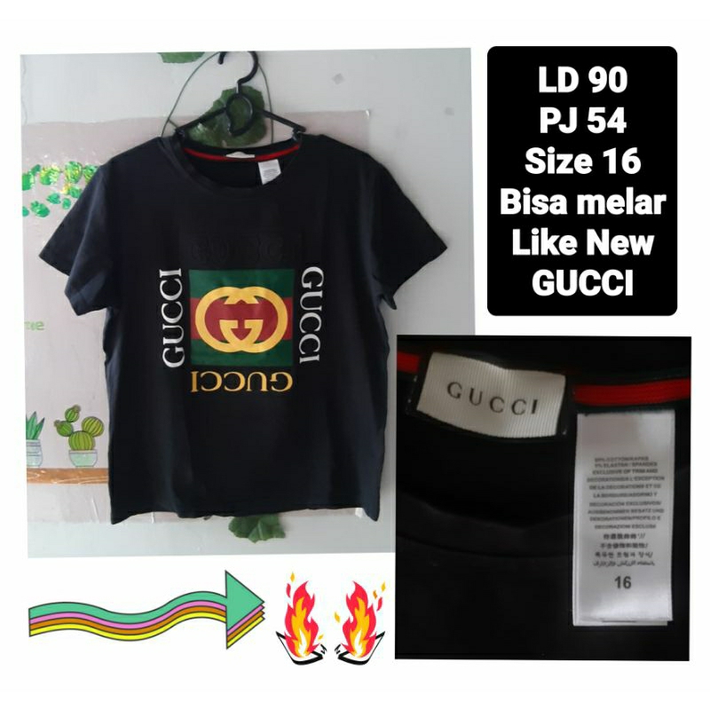 Baju anak Atasan LD 90 merk GUCCI