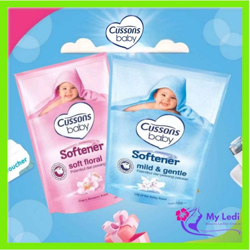 Cussons Baby Liquid Softener 1500ml Refill - Pelembut & Pewangi Pakaian Bayi - MyLedi