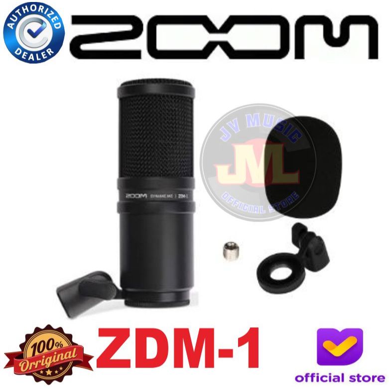Zoom ZDM1 Podcast Mic Zoom ZDM-1 Dynamic Microphone
