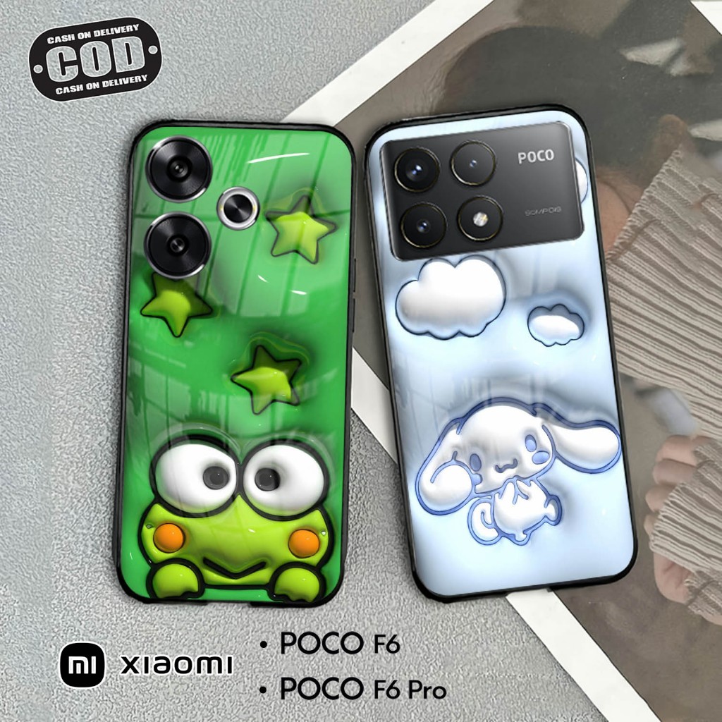 Softcase Kaca For POCO F6 & POCO F6 PRO - Case Handphone POCO F6 & POCO F6 PRO [T46].
