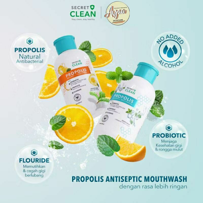 Secret Clean Propolis Antiseptic Mouthwash