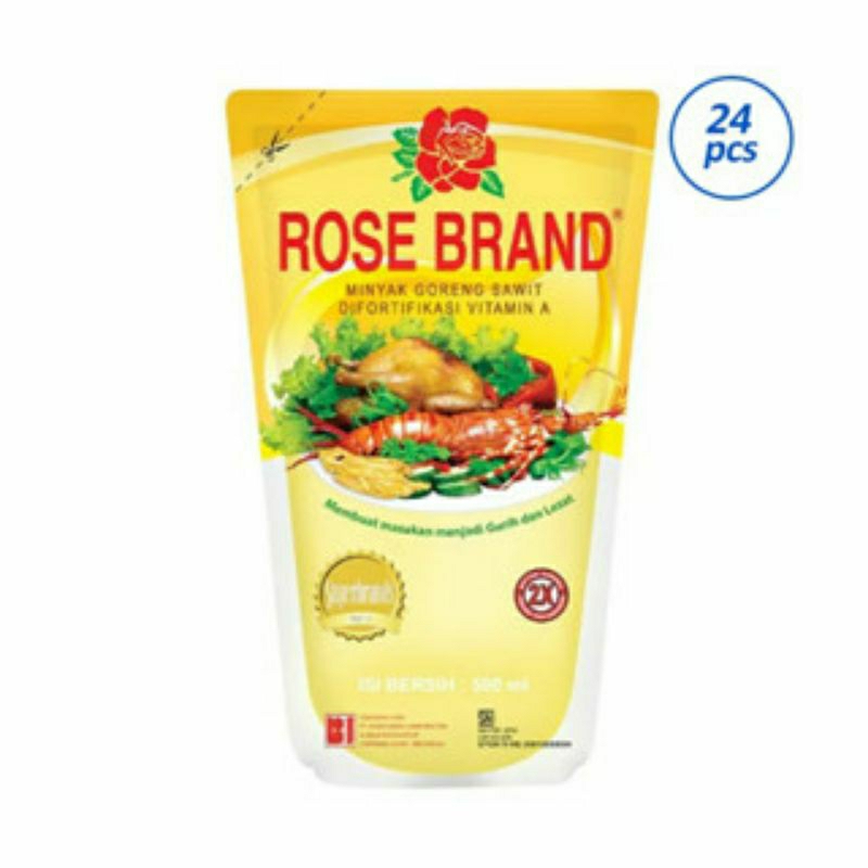 

Minyak Goreng Rose Brand @500 ml pouch/ dus