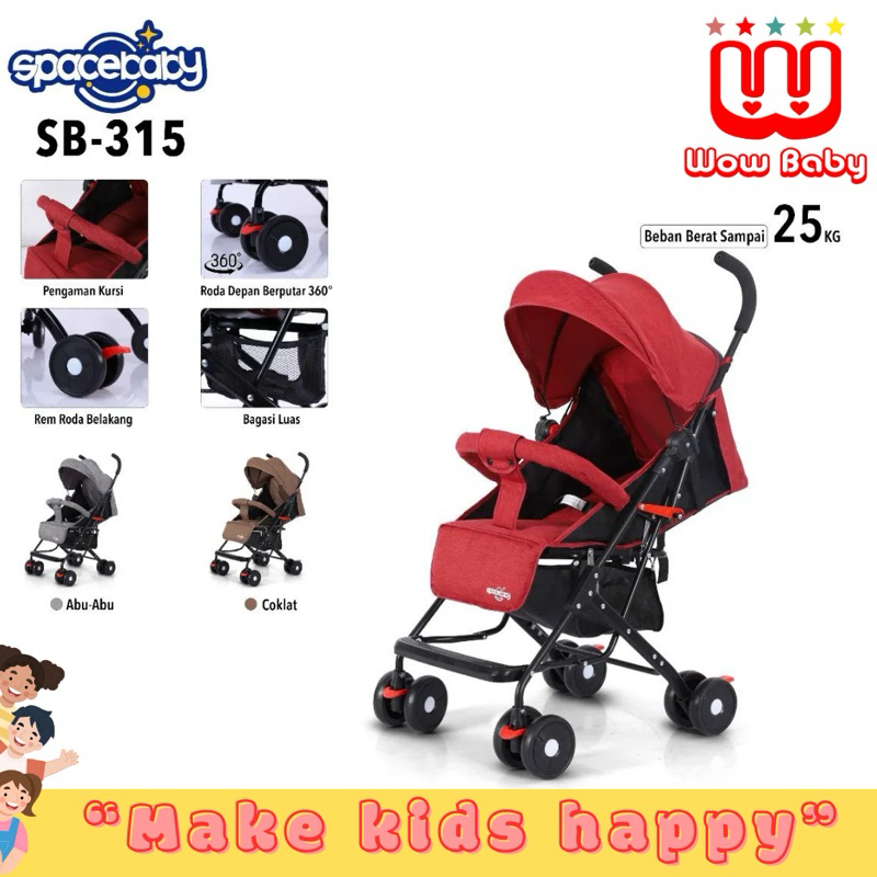 SPACEBABY SB-315 STROLLER BABY Kereta Dorong Anak Bayi