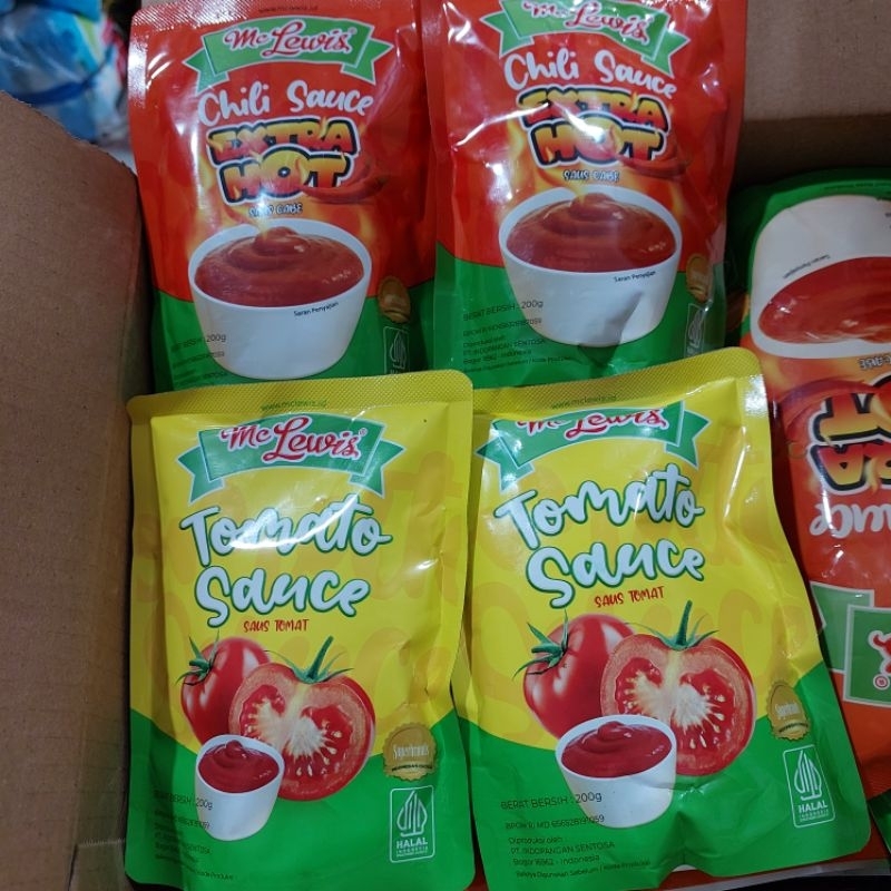 

Premium Mc Lewis Chili Sauce, Tomato 200gr