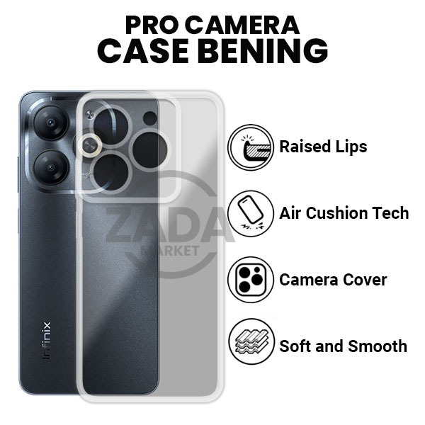 Softclear Premium Slim INFINIX SMART 9 9Pro 8 8PRO 7 6 6+ 5HD 5 4 3+ HD Soft Case Bening TPU Transpa