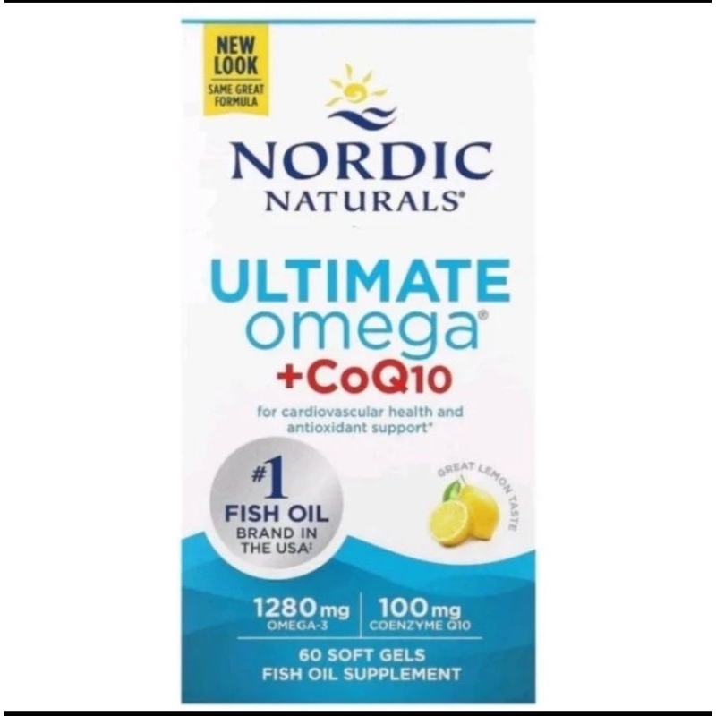Nordic Naturals Ultimate Omega+CoQ10 Fish Oil 60.softgel
