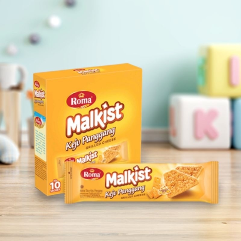 

Roma Malkist Keju Panggang Sachet per box