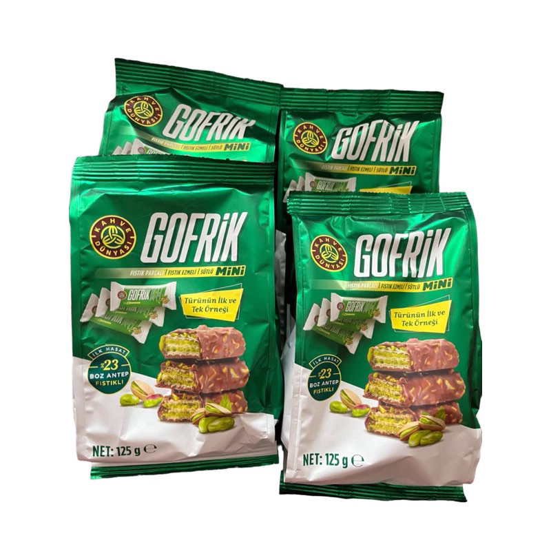 GOFRIK WAFER PACK ISI 10 GOFRIK WAFER KAHVE DUNYASI GOFRIK TURKI READY STOK
