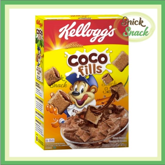 

Kelloggs Coco Fills 150 gr Sereal Bantal Isi Coklat Kellogs Cereal Chocolate Pillows