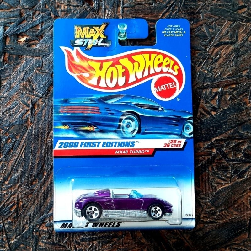 Hot Wheels MX48 Turbo Ungu 2000 First Editions