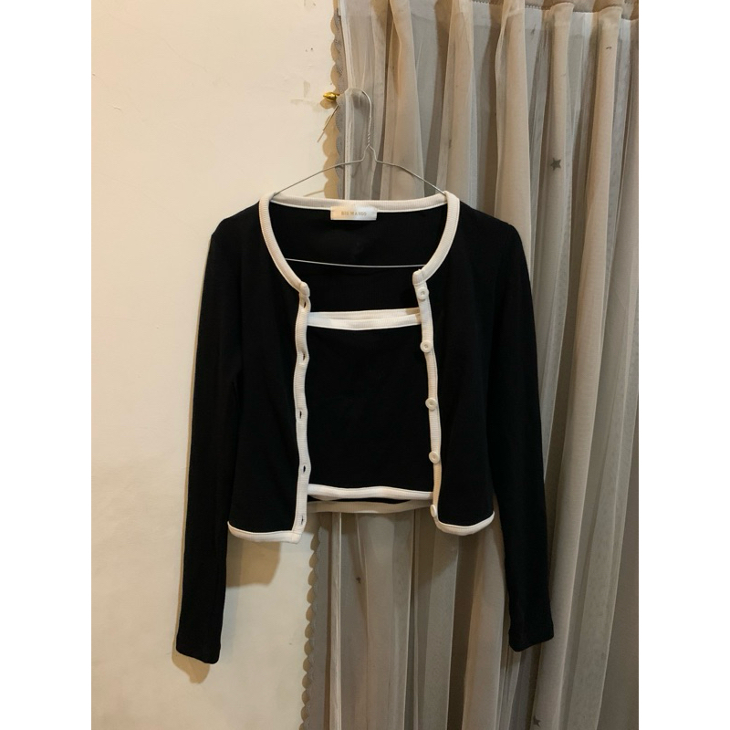 preloved one set tanktop cardi big mango