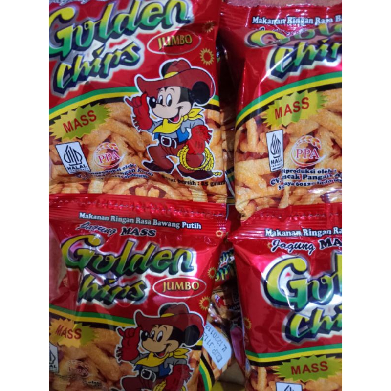 

(PI62) jajanan legendaris snack potato golden chips / 10pcs / renteng
