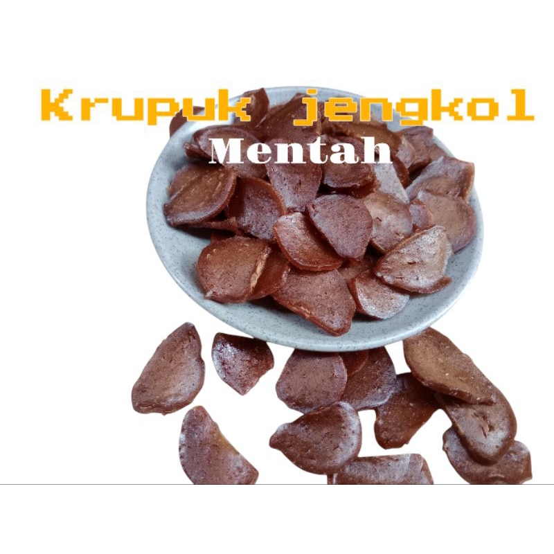 

krupuk jengkol mentah 500gr & 1kg enak