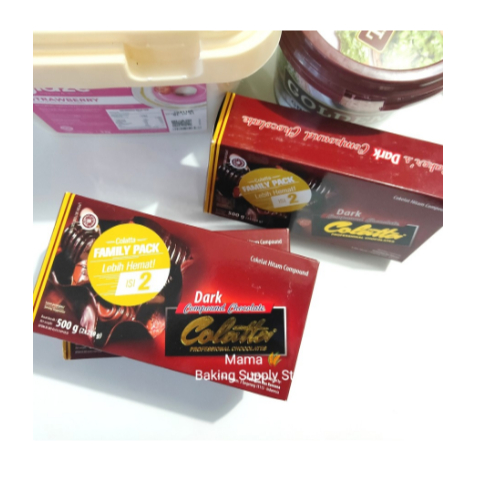 

COLATTA Compound Dark Chocolate Cokela Family Pack 500 gr 2 x * 250 gr